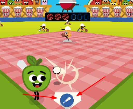 Swing the Bat in Doodle Baseball